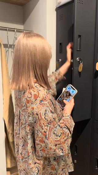 カラー Revie  hair所属・Hiyori/透明感 矢場町/栄のヘアスタイル