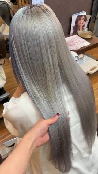 最高級シールエクステ80枚で憧れハイトーンロング