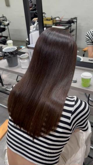 ロング 韓国ヘア/髪質改善/ レイヤー/あおし🐼のヘアスタイル