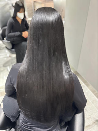ロング カラー 韓国ヘア🎀艶髪 RISAのヘアスタイル
