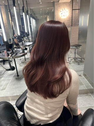 ロング カラー 韓国ヘア🎀艶髪 RISAのヘアスタイル