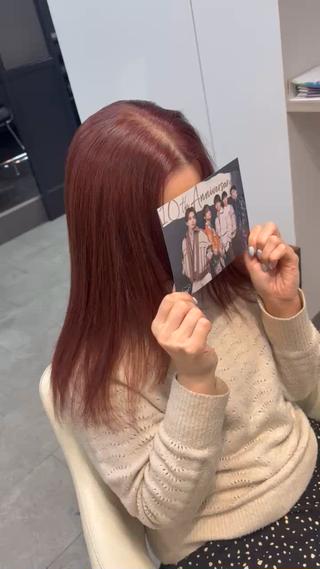 ミディアム neaf 六本木店所属・六本木🫧ハイライト 望月彩音のヘアスタイル