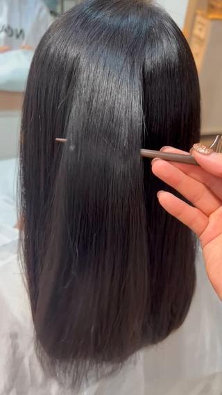 髪質改善ストレート 