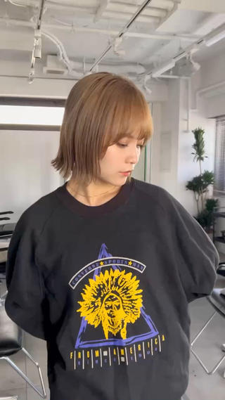 大人気！！大人可愛い切りっぱなしボブ/外ハネ/くびれボブ/池袋美容室 