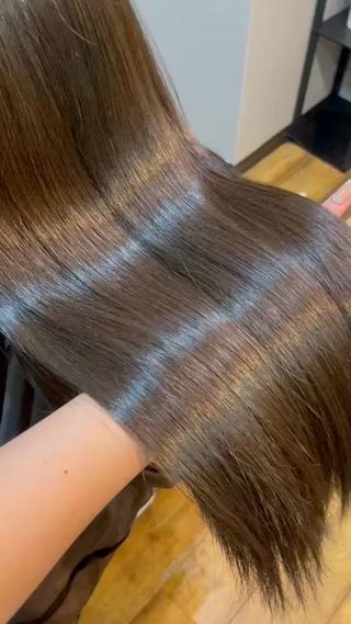 セミロング カラー MIKA 💫艶透明感カラーのヘアスタイル