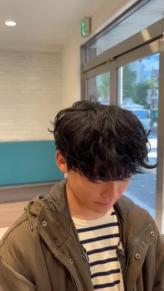 パーマ メンズ メンズ／パーマ 山本侑平のヘアスタイル