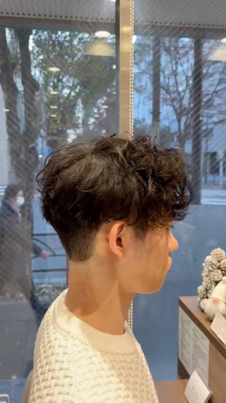 パーマ メンズ メンズ／パーマ 山本侑平のヘアスタイル