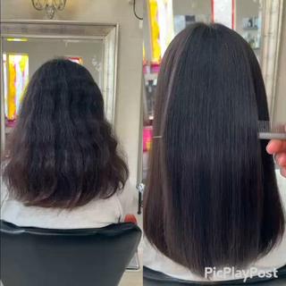 セミロング ✨髪質改善・縮毛矯正 専門美容室マーベルのヘアスタイル