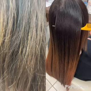 ロング ✨髪質改善・縮毛矯正 専門美容室マーベルのヘアスタイル