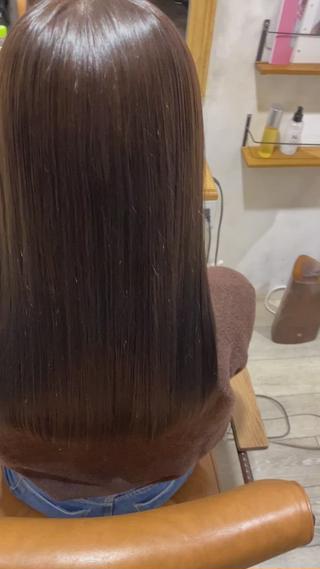 ロング カラー パーマ メンズ keshiki大名所属・安部 真輝のヘアスタイル