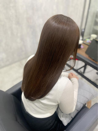 ロング 杉野友彦/髪質改善 Zina博多店店長のヘアスタイル