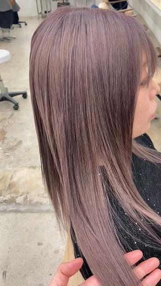 ロング カラー BOB🌟ハイトーン /ブリーチ/TAKUのヘアスタイル