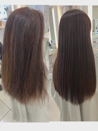 ロング パーマ 🫧ふくだ りな 🕊のヘアスタイル