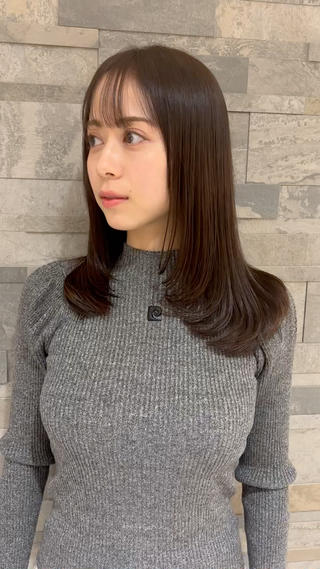 ロング LaBlessなんば スカイオ山田浩史のヘアスタイル
