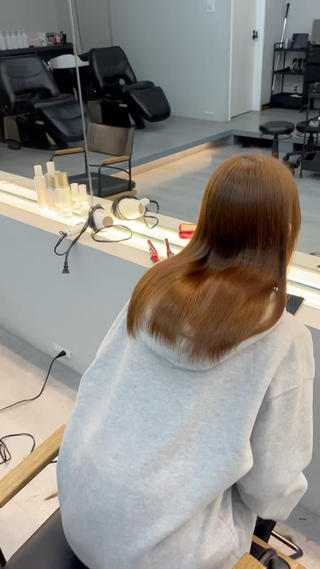 ロング hair garden root所属・比企 萌々華のヘアスタイル