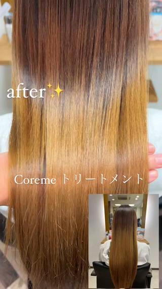 ロング 髪質改善/マツパ 垢抜け透明カラー衣笠のヘアスタイル