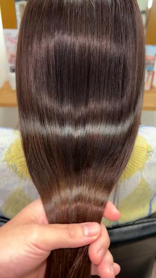 ロング 髪質改善/マツパ 垢抜け透明カラー衣笠のヘアスタイル