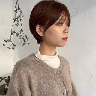 ショート カラー 京都烏丸ショート カット秋山のヘアスタイル