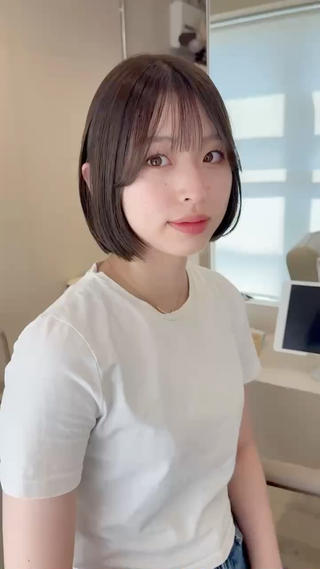miniボブ+Olive beige 