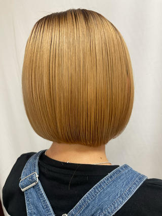 ショート パーマ 髪質改善/縮毛矯正 /ブリーチ矯正/岡部のヘアスタイル