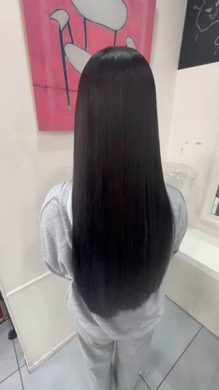 ロング 髪質改善/縮毛矯正 /ブリーチ矯正/岡部のヘアスタイル