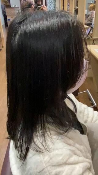 韓国風レイヤーカットです！ 