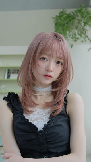 ブリーチカラーで作るピンクベージュ前処理剤、後処理剤、ケアブリーチで髪に優しく施術させて頂きます☆彡 