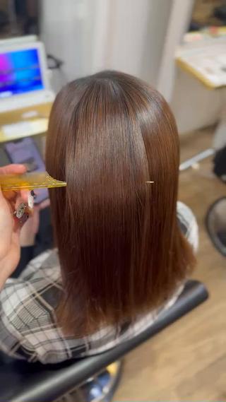 北新地/縮毛矯正 /あやなのヘアスタイル