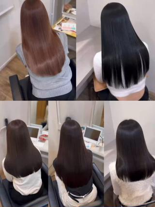 ロング 北新地/縮毛矯正 /あやなのヘアスタイル