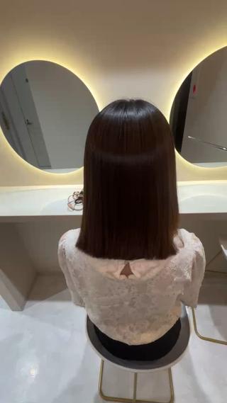 ミディアム 縮毛矯正専門✨ 統括MGみよしのヘアスタイル
