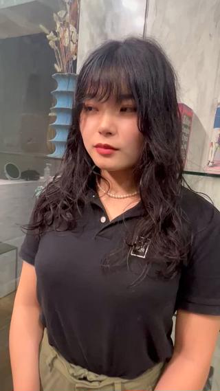 ロング パーマ ROBBY所属・松井美樹/似合わせ ガーリー・韓国のヘアスタイル