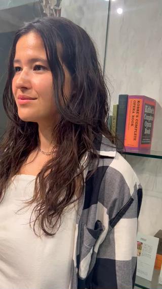 ロング パーマ ROBBY所属・松井美樹/似合わせ ガーリー・韓国のヘアスタイル