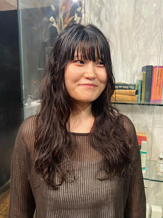 ロング パーマ ROBBY所属・松井美樹/似合わせ ガーリー・韓国のヘアスタイル