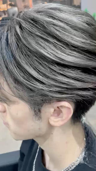 カラー メンズ kearny 北千住所属・曲がる縮毛矯正 千咲斗のヘアスタイル