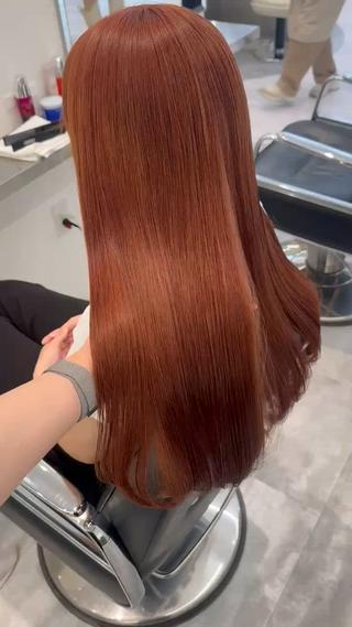 ロング カラー ParveMix🍀 藤原愛未のヘアスタイル