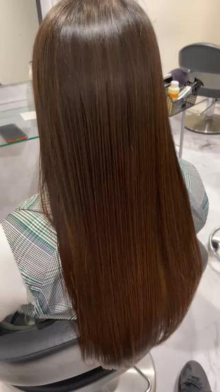 ロング 透明感ブリーチなし♡ 赤み消しNO.1渡邉のヘアスタイル