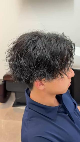 パーマ メンズ men's salon es.所属・堀田 裕世のヘアスタイル