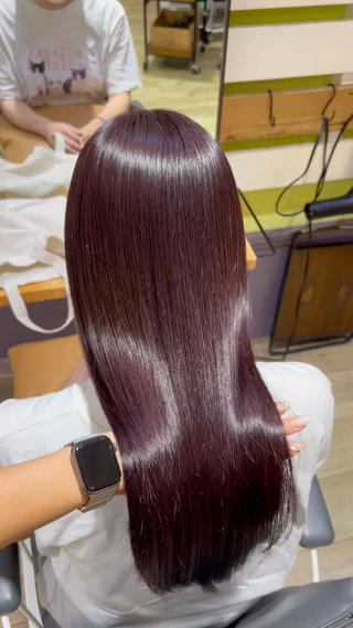 セミロング カラー ショート/パーマ/艶 カラー🎀　emiのヘアスタイル