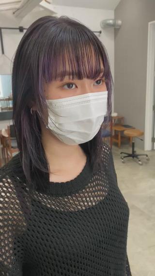 顔まわりハイライトブリーチ1回〜可能です!