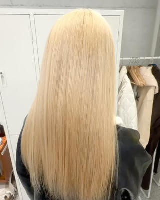 ロング カラー ハイトーン/髪質改善 /韓国SUZUKAのヘアスタイル