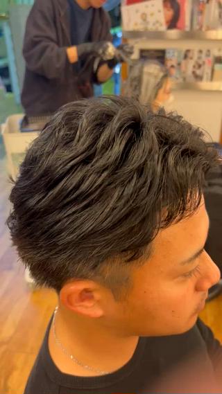 パーマ メンズ メンズ/パーマ/ 波巻き/サーフカールのヘアスタイル