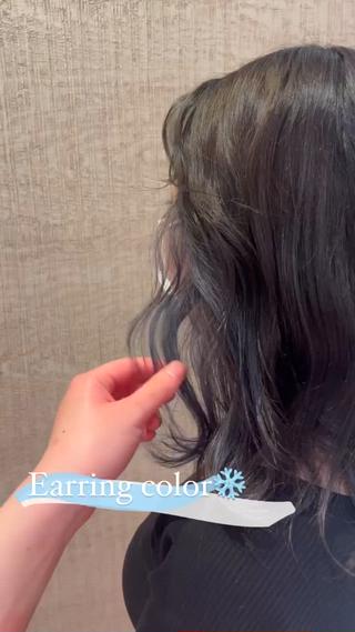 ミディアム カラー 新宿 似合わせカラー HINAのヘアスタイル