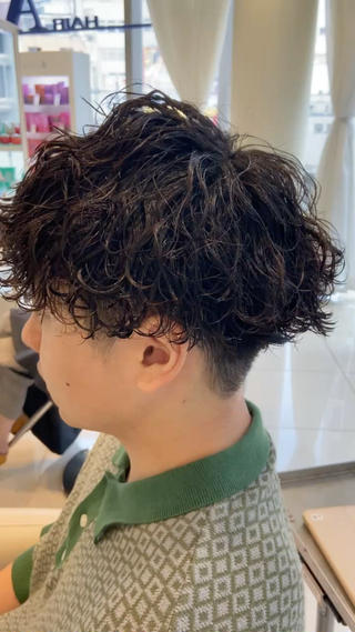 パーマ メンズ メンズ縮毛矯正 ♠️店長下平隼人のヘアスタイル