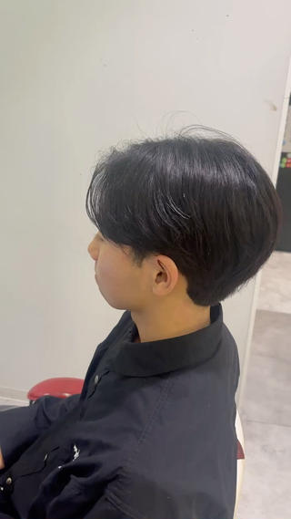 ミディアム パーマ メンズ メンズ特化／韓国風 /江戸谷大晴のヘアスタイル