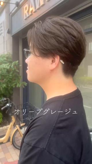 メンズ Aube Hair McQueen所属・クリハラ シュウのヘアスタイル