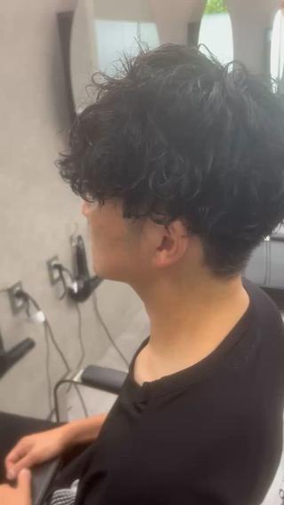 パーマ メンズ rawr hair rim所属・9/27🉐クーポン Rim副店長 栗原柊のヘアスタイル