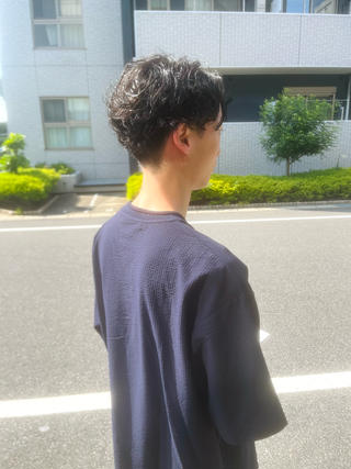 パーマ メンズ rawr hair rim所属・rawr hair rimクリハラシュウのヘアスタイル