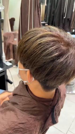 ショート カラー メンズ EARTH大宮宮原店所属・ri kuのヘアスタイル