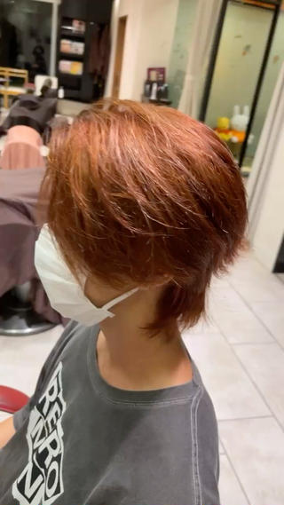 ショート カラー メンズ EARTH大宮宮原店所属・ri kuのヘアスタイル