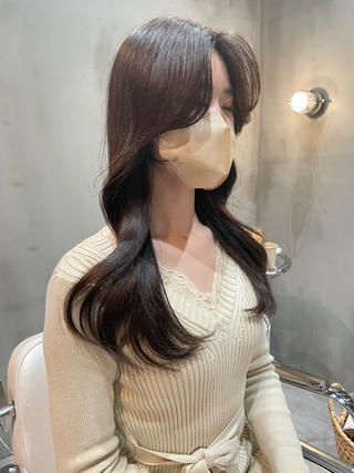 ロング LOMA🇰🇷 銀座クボタのヘアスタイル